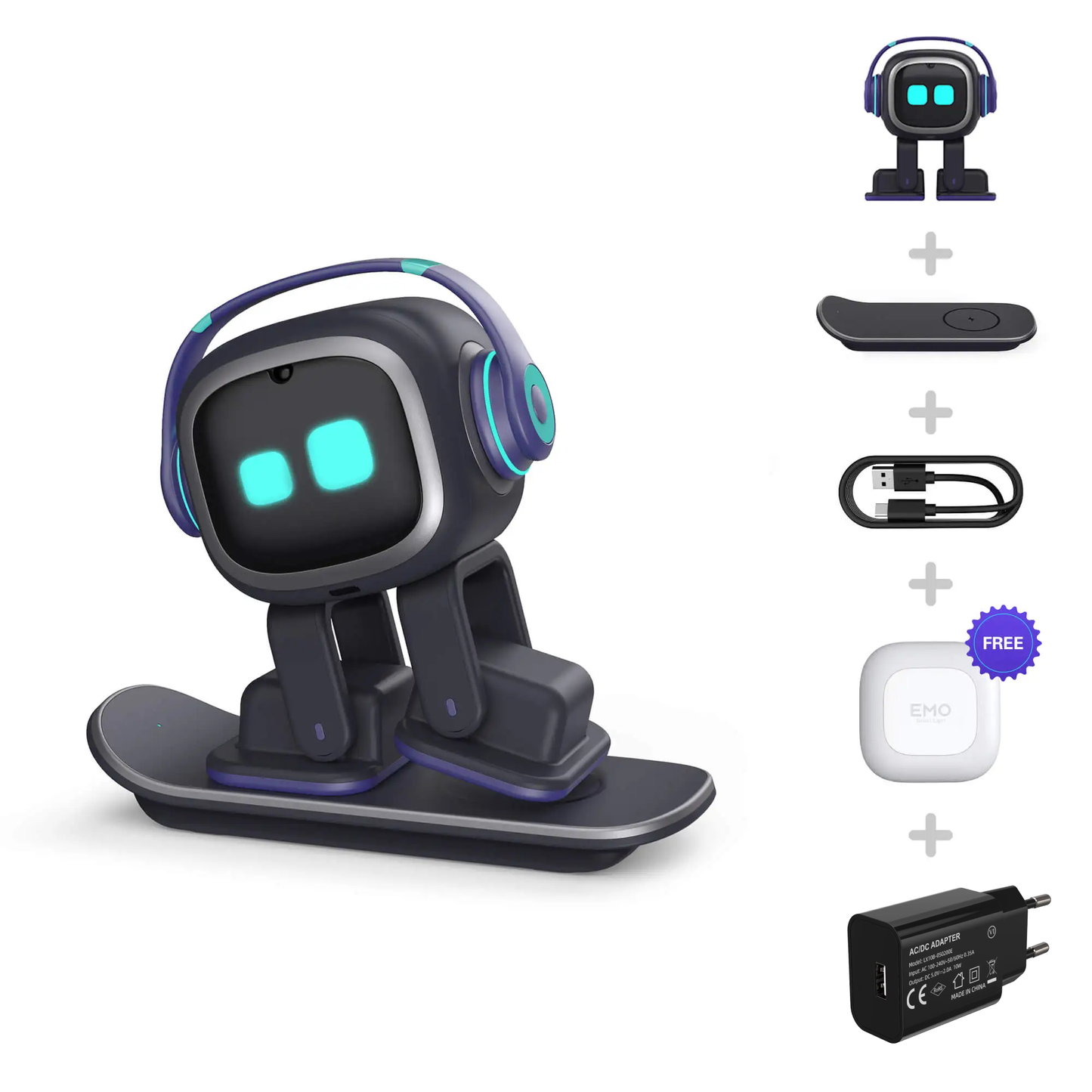 Robot EMO, animal de companie AI pentru birou, Living.AI
