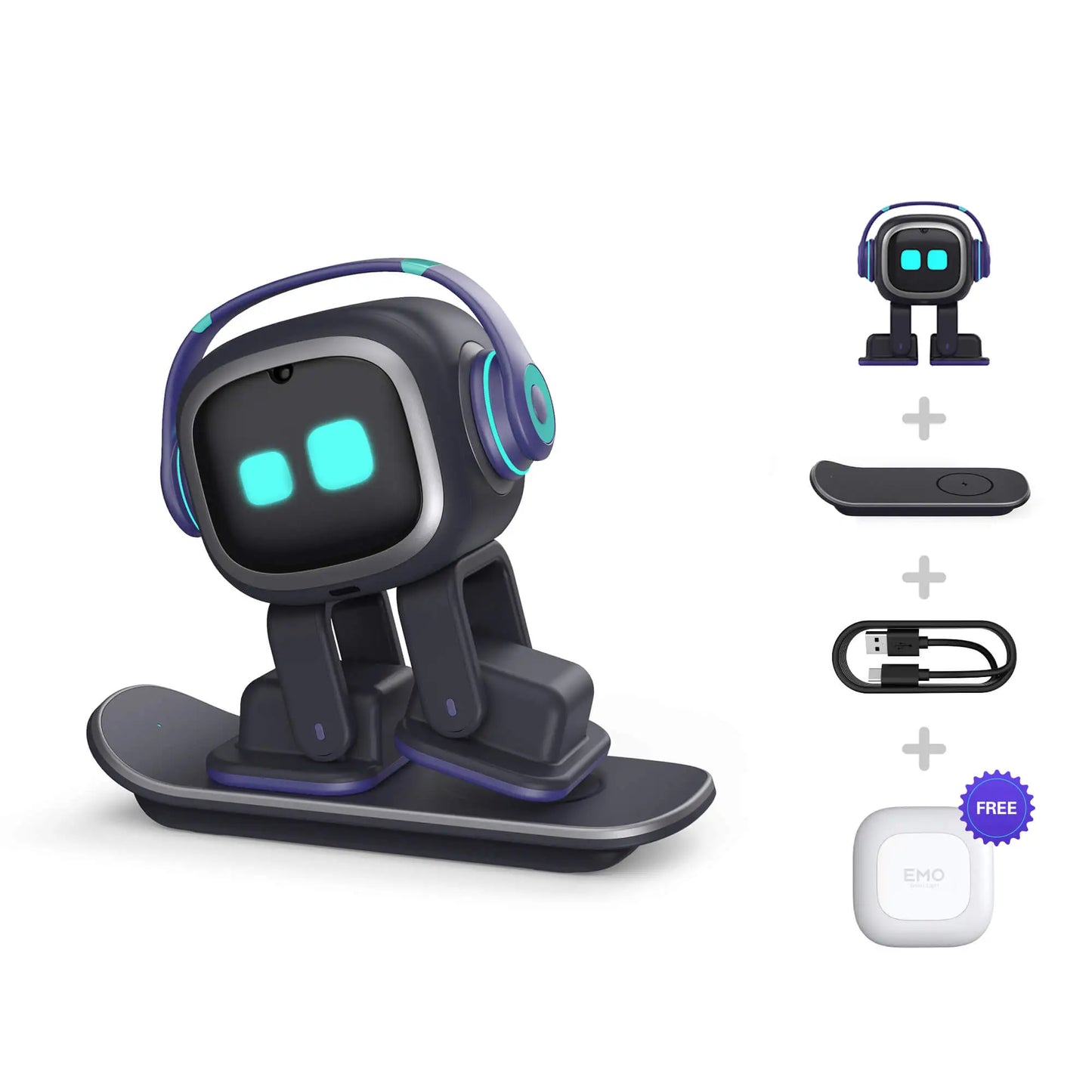 Robot EMO, animal de companie AI pentru birou, Living.AI