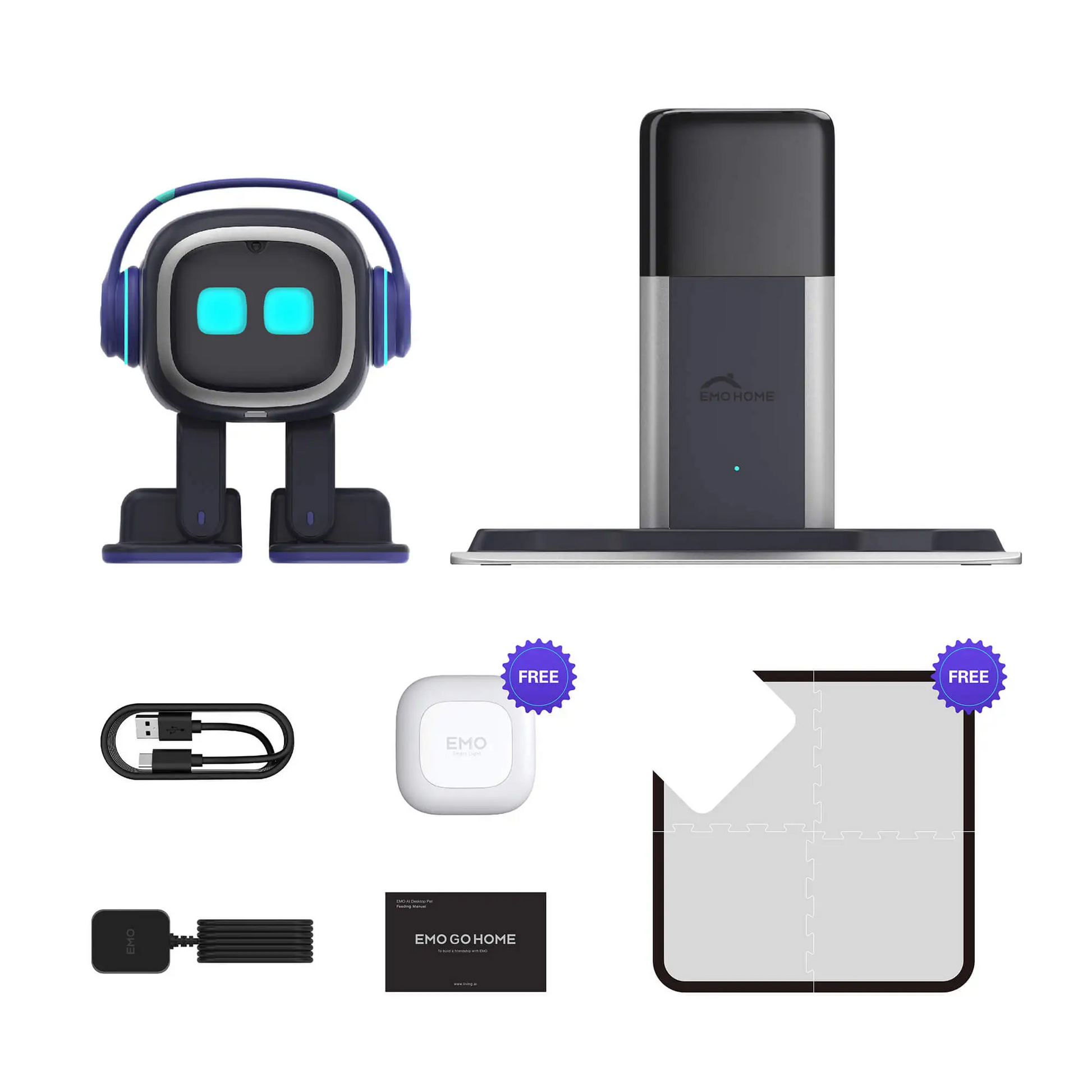 EMO Living AI Desktop Pet, Pet on the Table